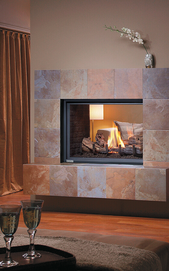 H38FSD See Through Gas Fireplace