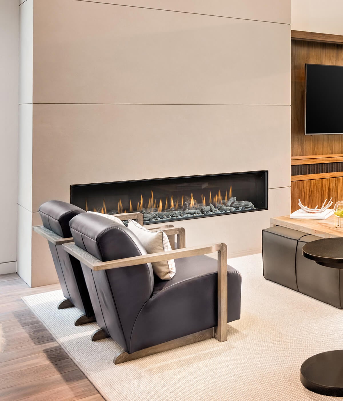 Custom PRODIGY Light Commercial Modern Gas Fireplace | PC7