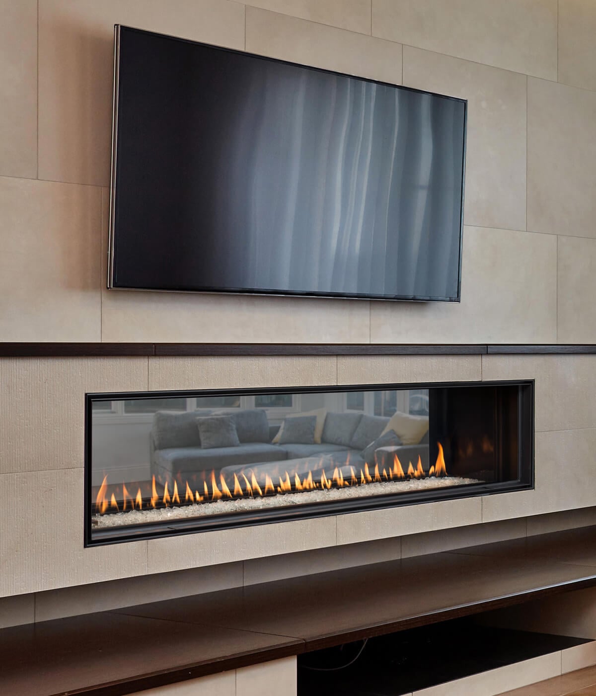 Montigo DISTINCTION Modern See Through Fireplace | D7215ST