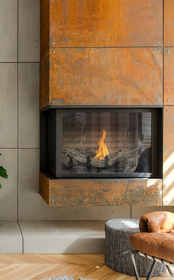 H38CL/CR Corner Gas Fireplace