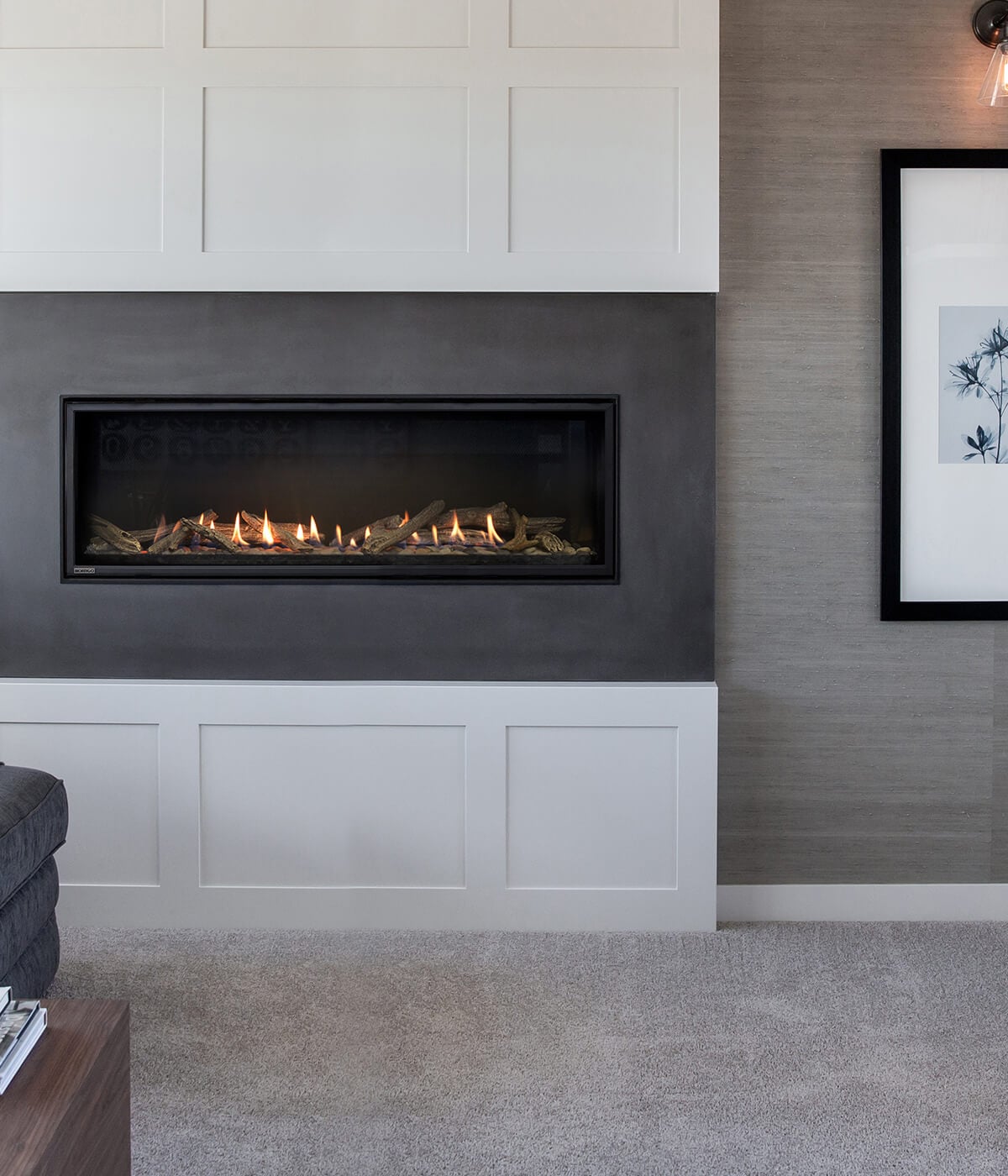 Montigo DelRay Modern Residential Gas Fireplace DRL4813