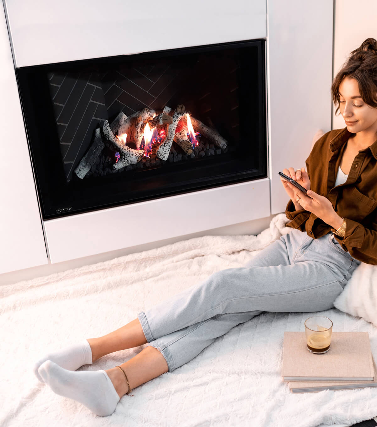 Montigo DelRay Square | Flexible Gas Fireplace | DRLSQ38
