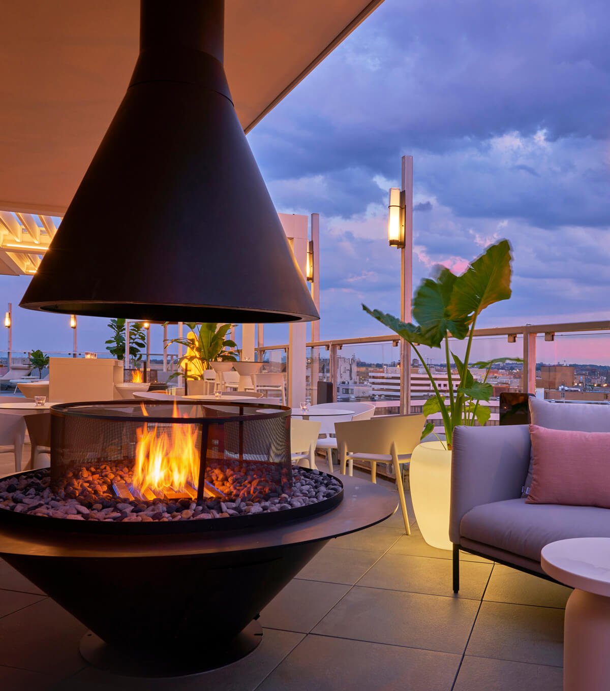 Custom Commercial Grade Round Outdoor Firepit CFPO RD