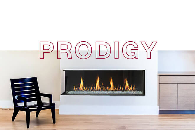 Montigo Light Commercial Prodigy 4' Corner Fireplace with 20