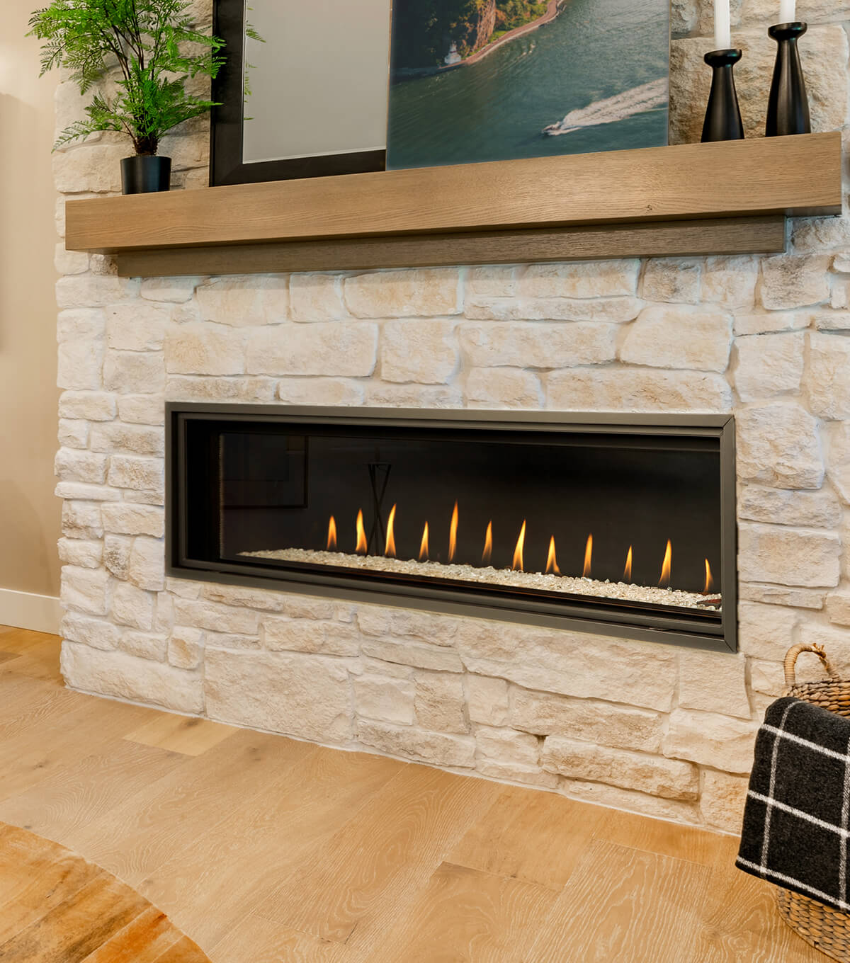 Montigo DelRay Modern Residential Gas Fireplace | DRL6013