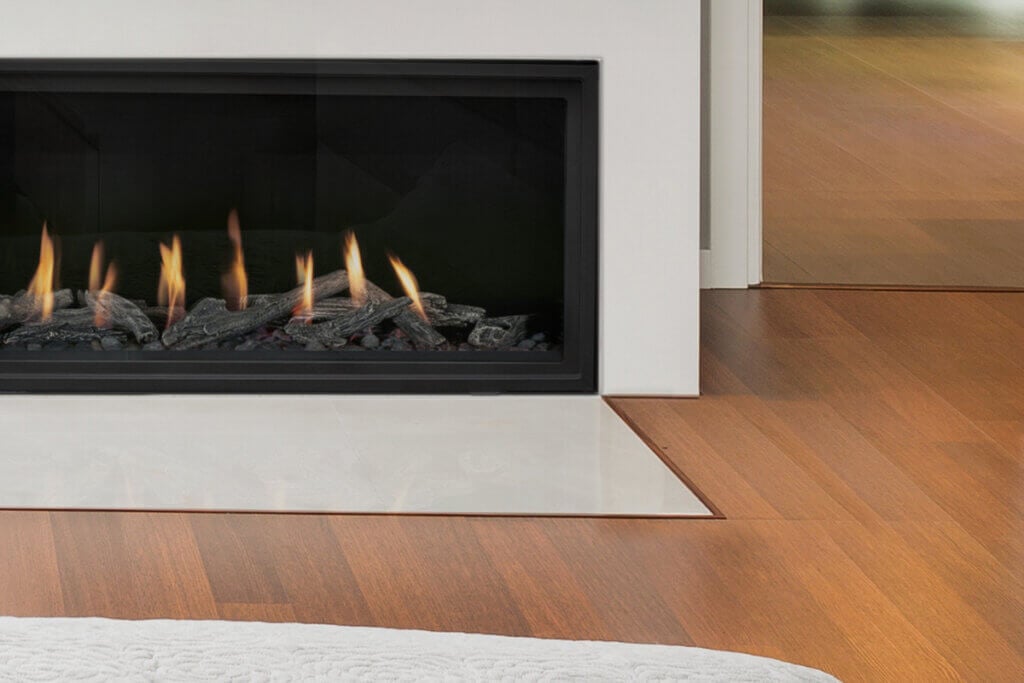 Installing a Gas Fireplace Flush to the Floor Montigo
