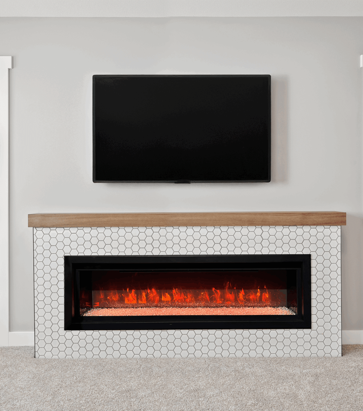 リカルメ　モード・エ・モード ② Montigo eDelRay Linear | Electric Fireplace | EDRL72