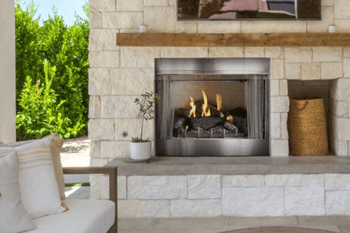 Carol Rose premium outdoor gas firebox