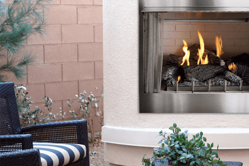 Carol Rose premium outdoor gas fireplace